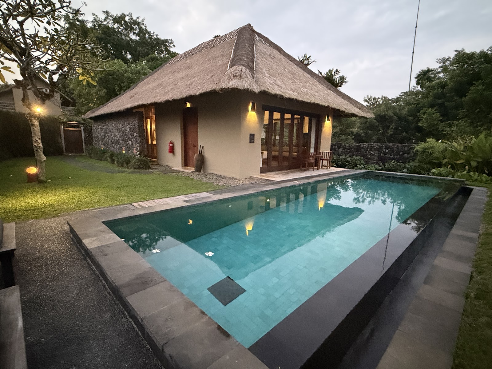 Private villa pool at Alila Ubud