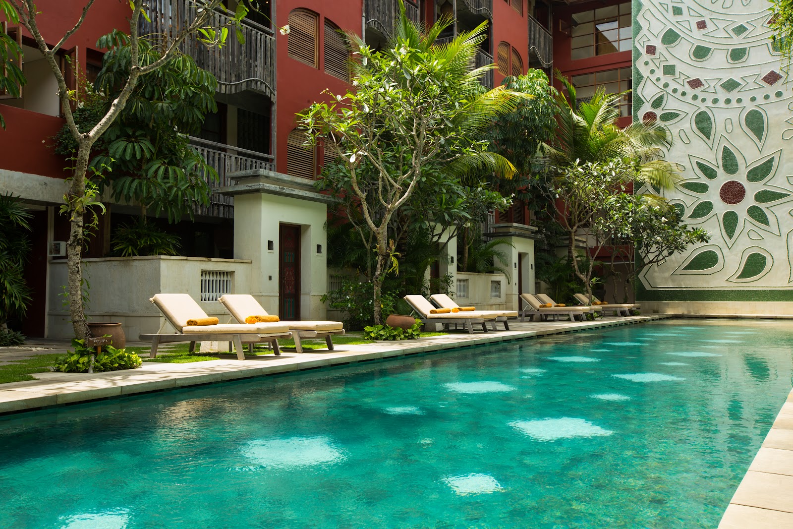 AMNAYA Resort Kuta pool, a family friendly hotel in Kuta