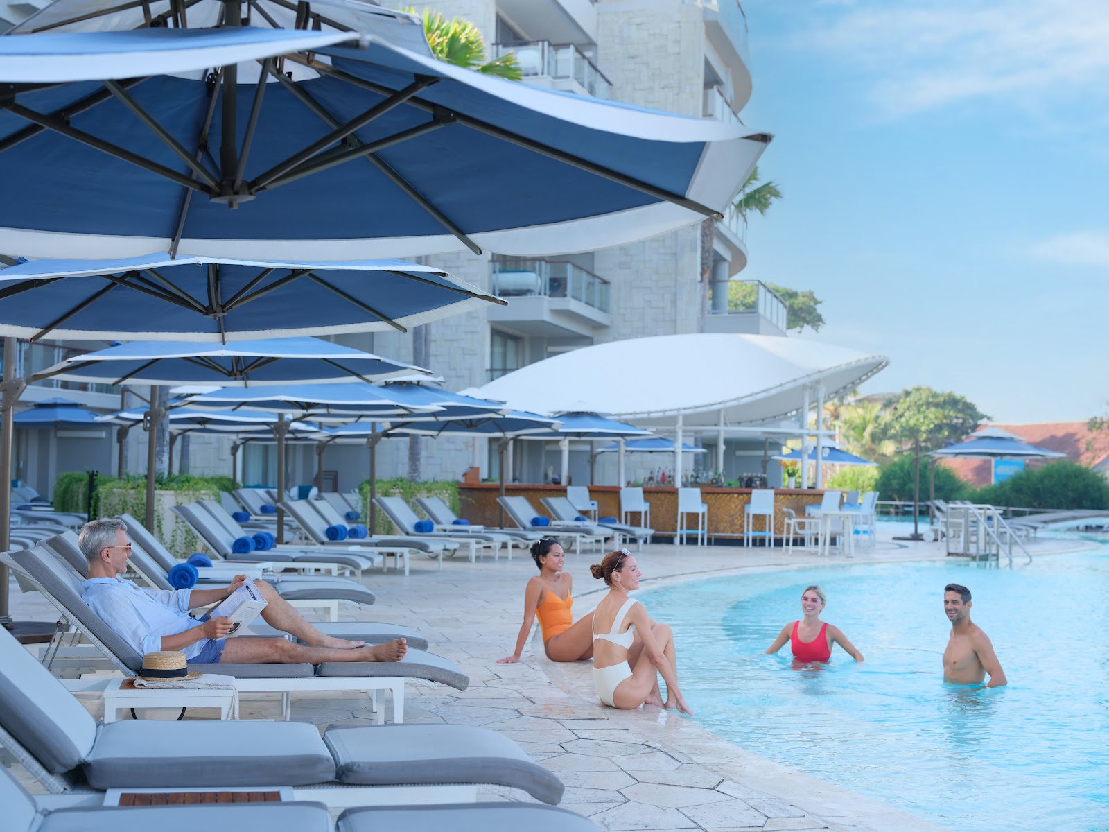 Kids waterslide at Double-Six Luxury Hotel, one of the best family friendly hotels in Seminyak