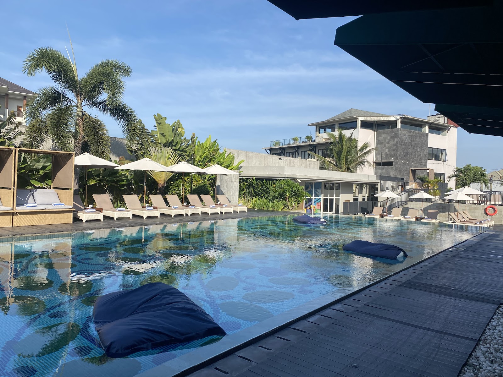 Eastin Ashta Resort pool, one of the best family friendly hotels in Canggu