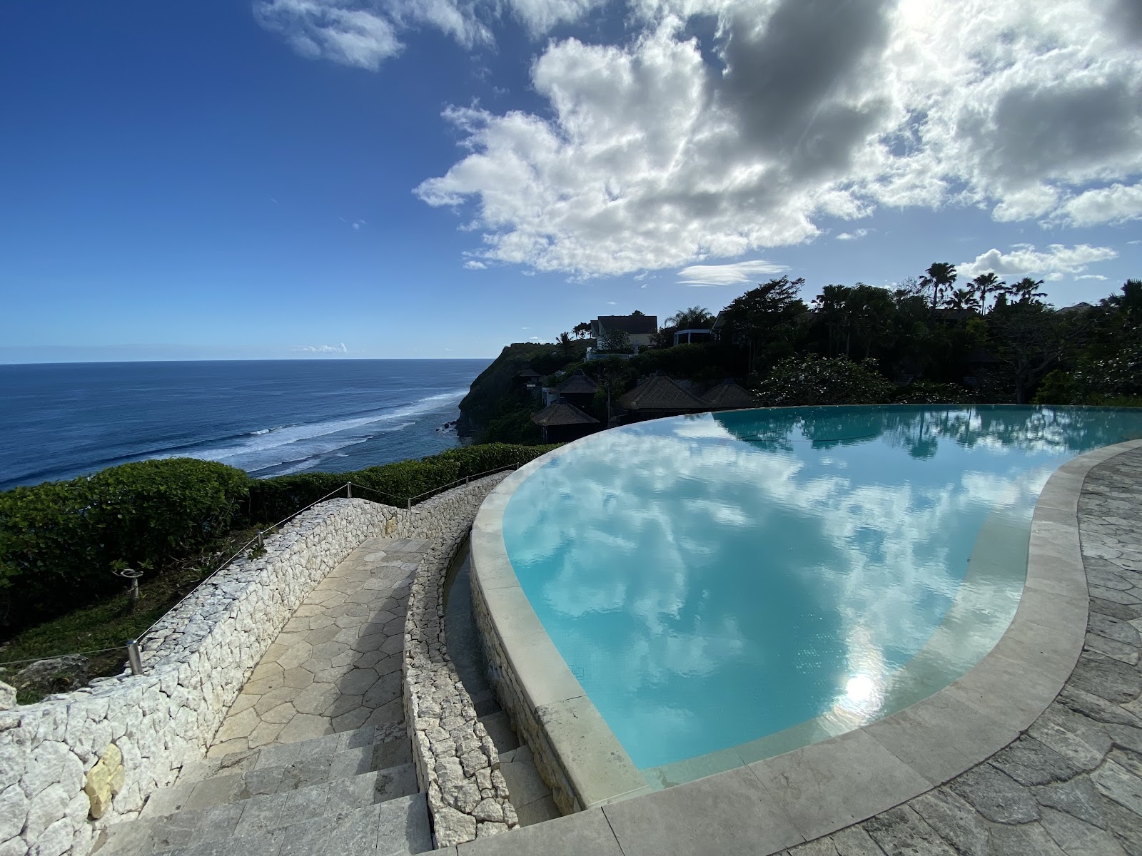 Oceanfront beach club pool at Karma Kandara