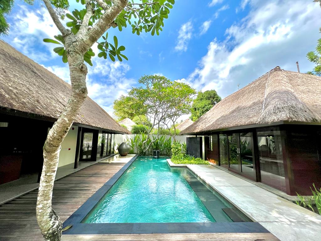 Kayumanis Jimbaran private villa pool, a family friendly hotel in Jimbaran