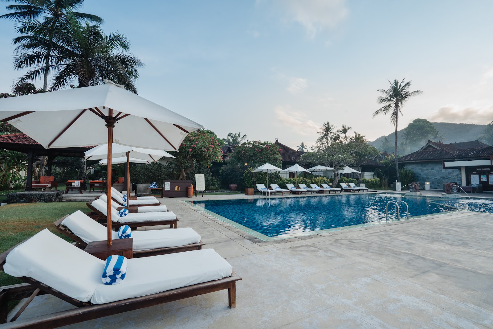 Ramayana Candidasa pool, one of the best family friendly hotels in East Bali