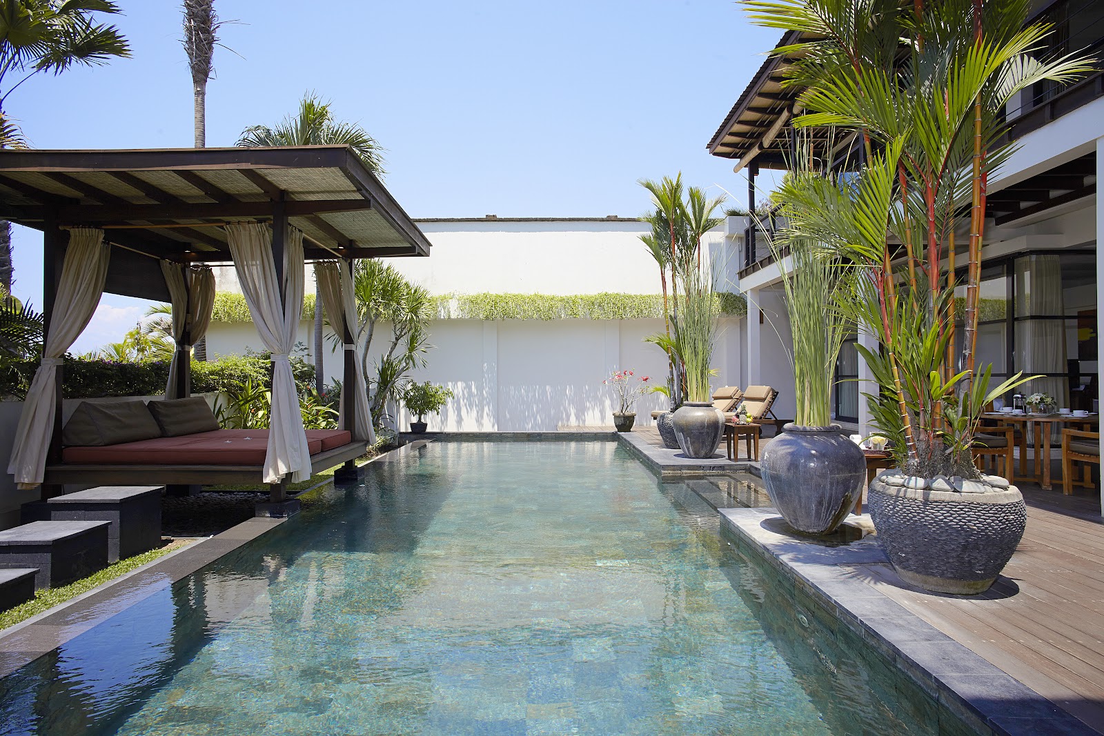 Temple Hill Residence Villa pool, one of the best family friendly hotels in Jimbaran